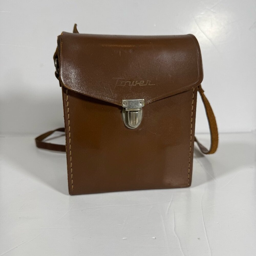 Tower Vintage 8MM Camera Leather Case Crossbody Brown Retro Heritage Tutorial